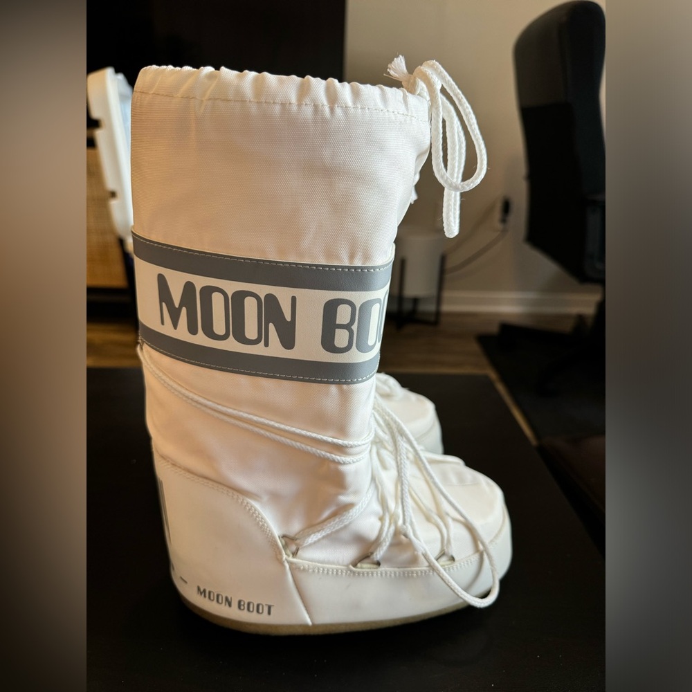 Moon Boot Nylon Mid-Calf Lace-Up Boots